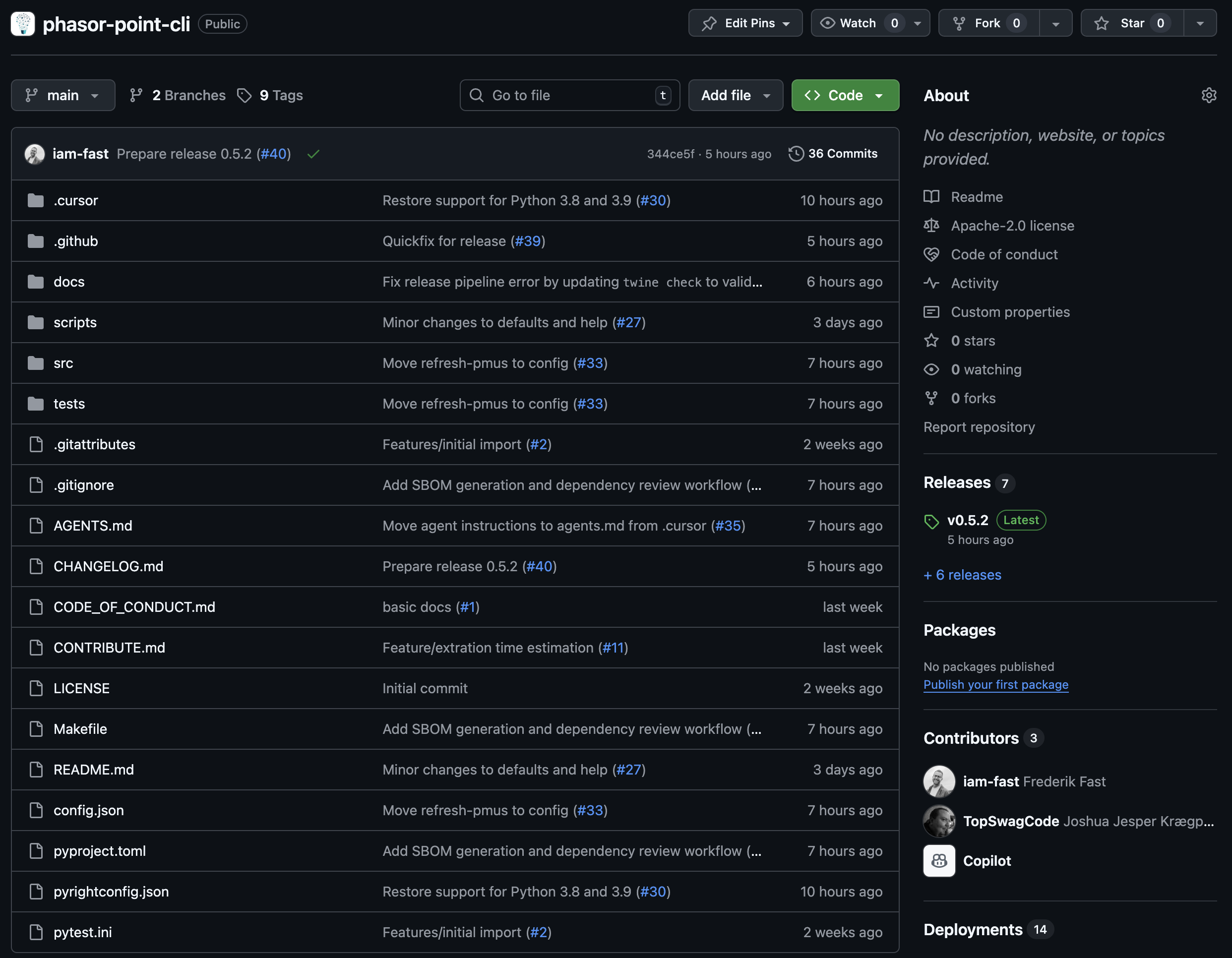 PhasorPoint CLI - 1 week software project showcasing Python, ODBC, PyPI