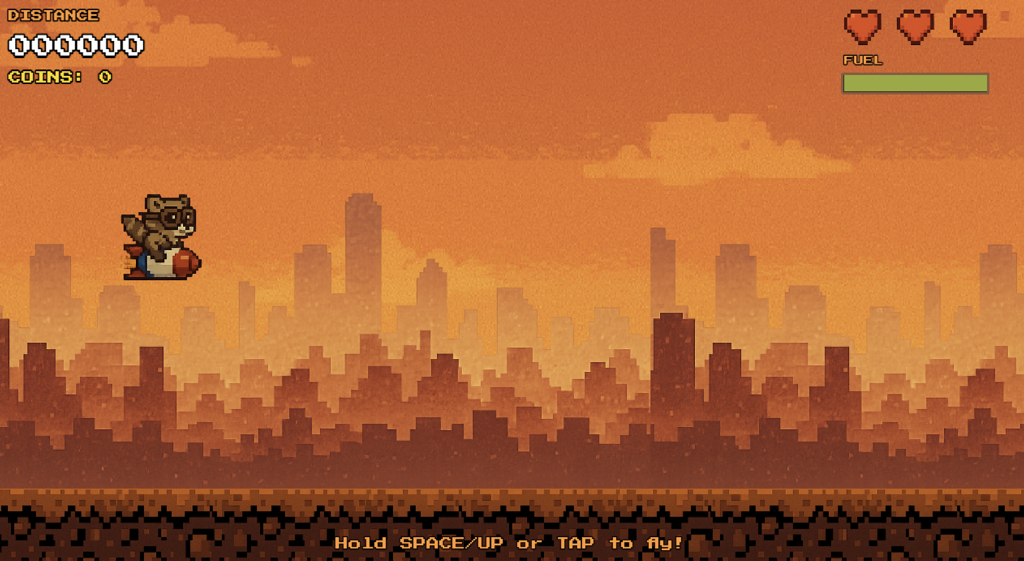 Trash Panda Tony - 3 days game project showcasing Phaser.js, JavaScript, Game Development